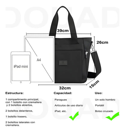 Bolso Funcional Verali 360™ | Tote Bag Gran Capacidad